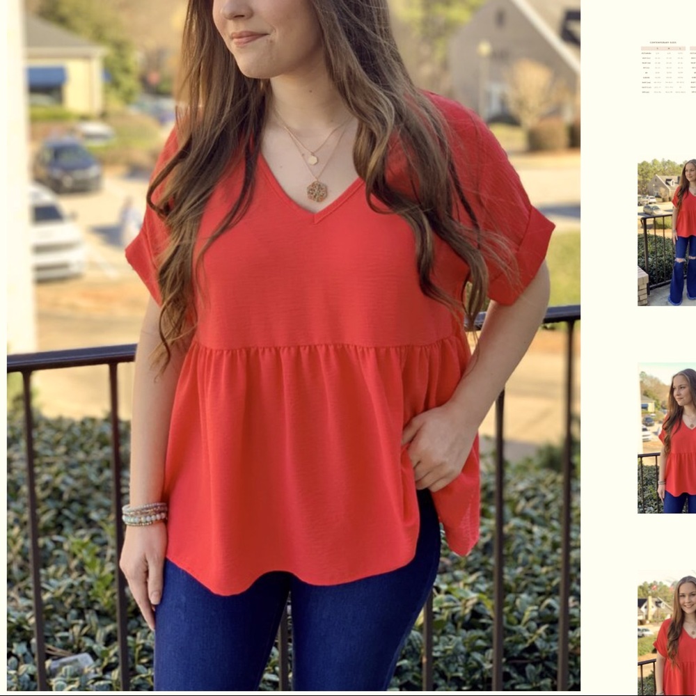 Coral baby doll too